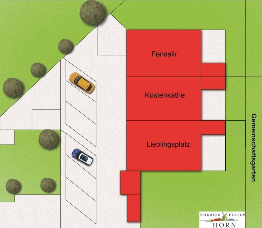 Kuestenkaethe Dornumersiel Esterno foto